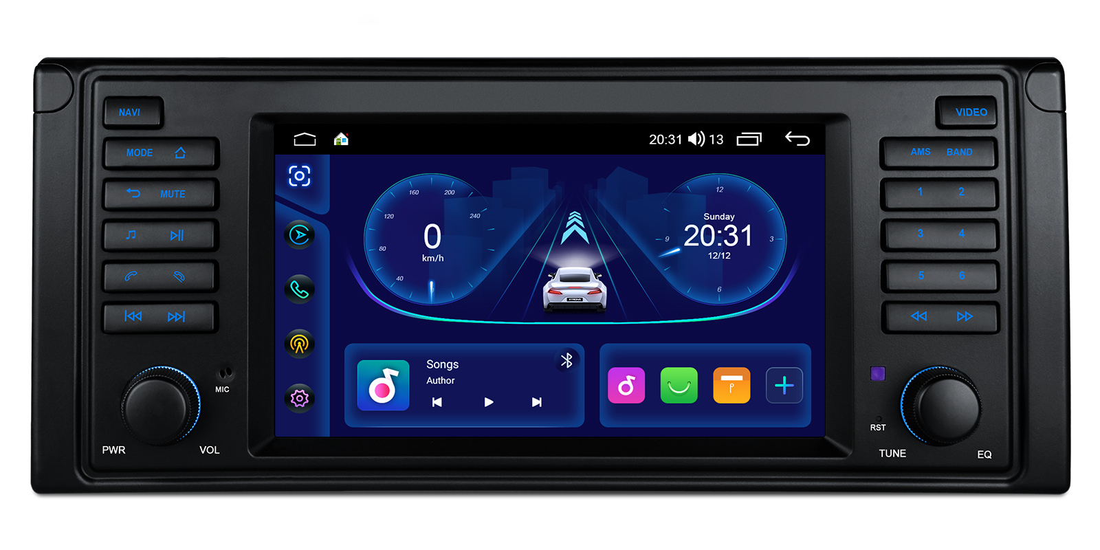Universal Android Stereo Full Screen Multimedia Navigation System