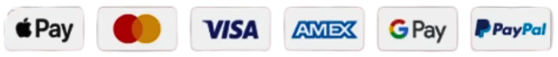 Carte bancaire, Apple Pay, Google Pay, Bancontact, PayPal