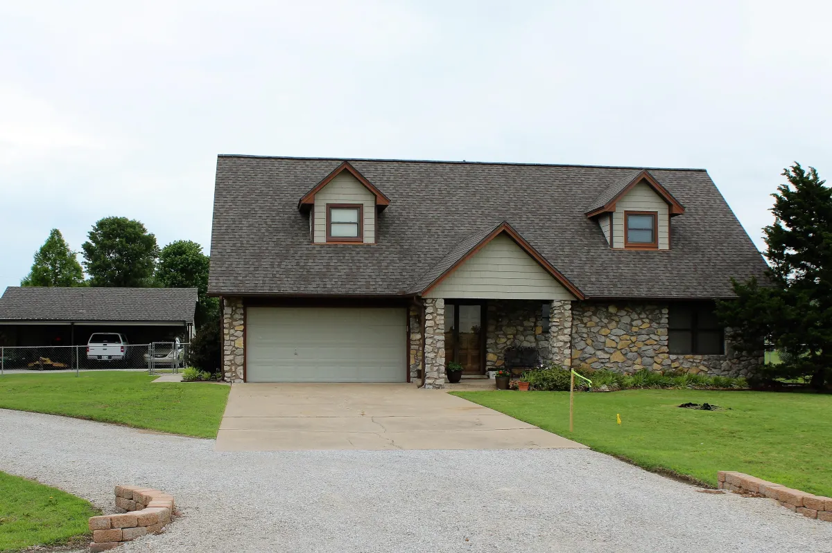 residential house with new roof