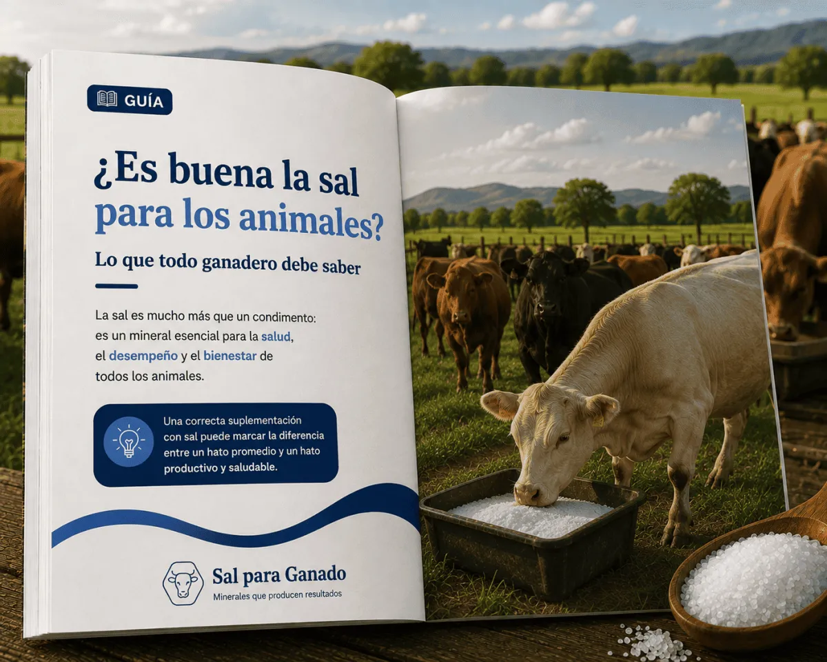 ¿Es buena la sal para los animales? Lo que todo ganadero debe saber
