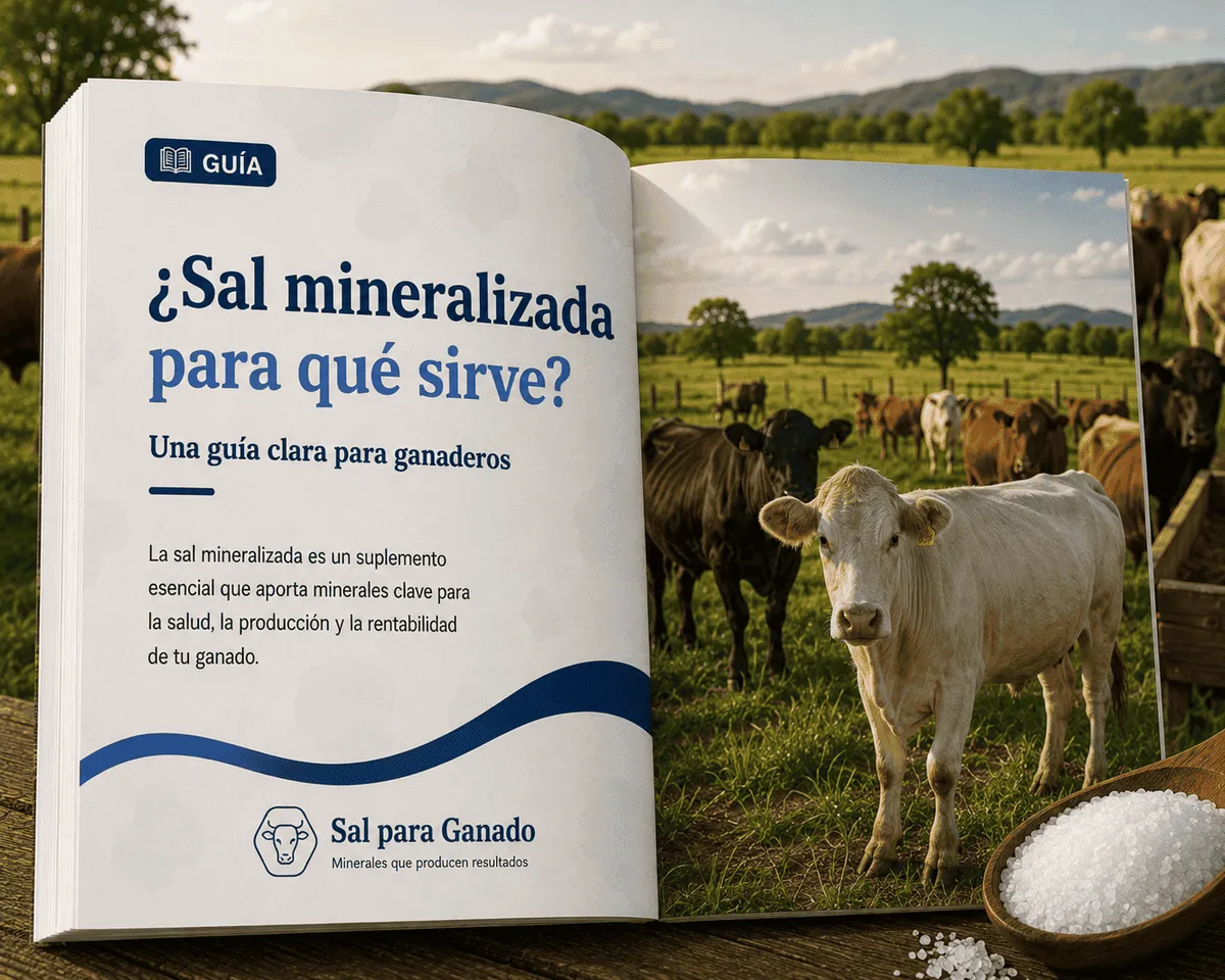 ¿Sal mineralizada para qué sirve? Una guía clara para ganaderos