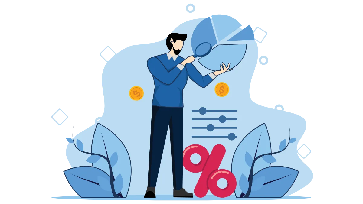 Illustration of an investor taking control of their financial future through a self-managed super fund strategy.