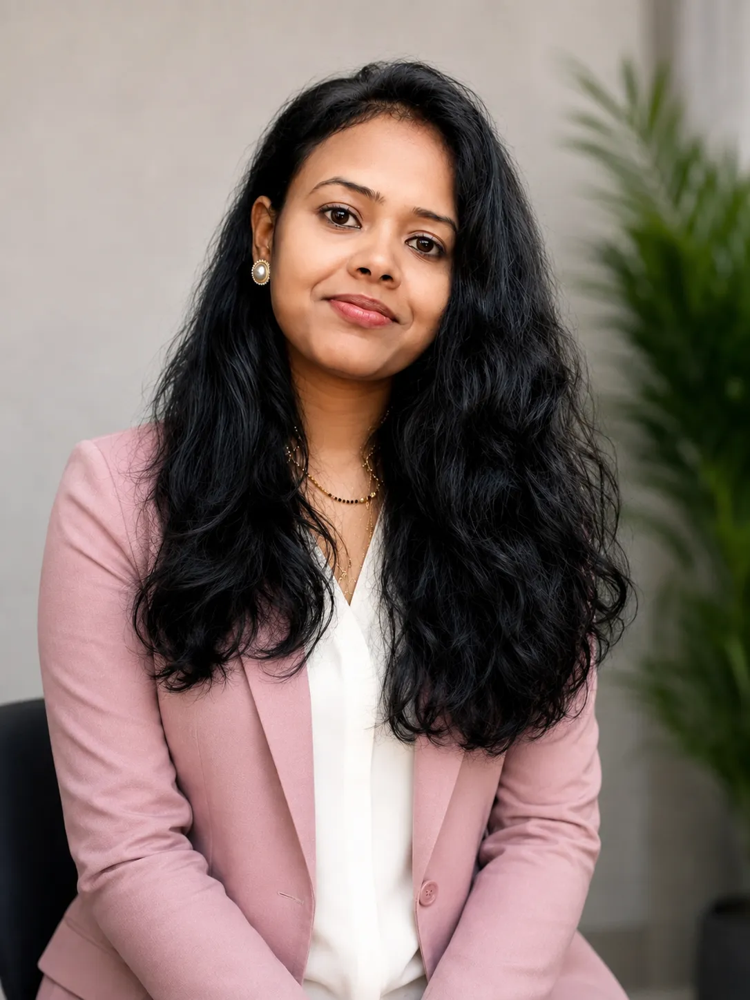 Professional portrait of Indian woman