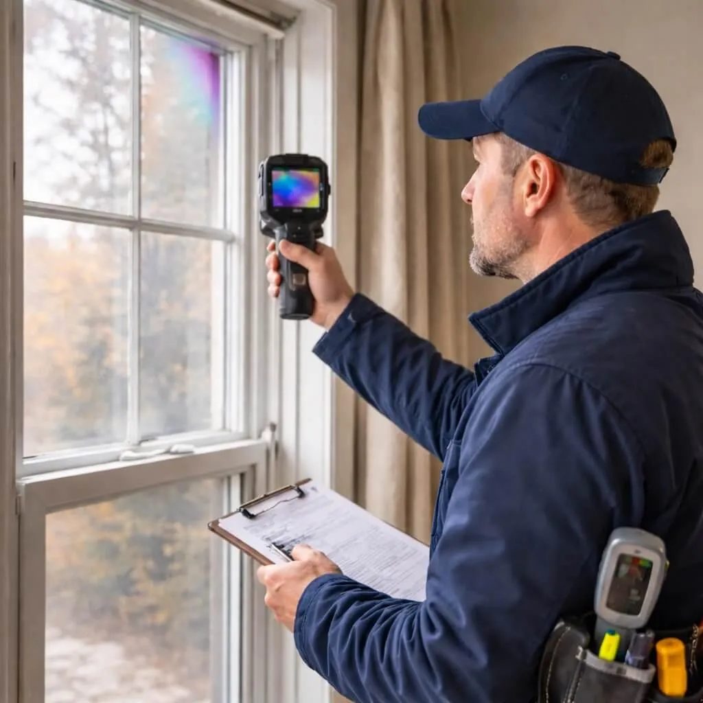 cold exterior wall indicating missing insulation