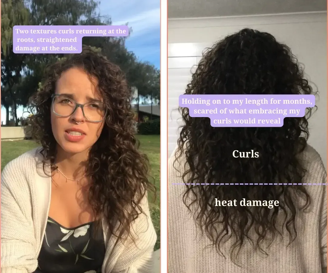 Curly hair transformation Gold Coast at Silc