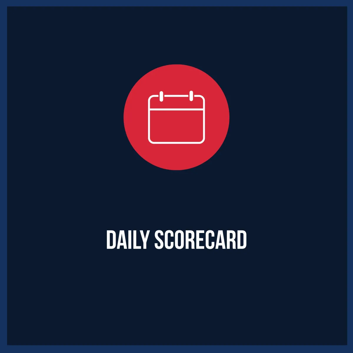 Alpha Elite Dad Daily Scorecard