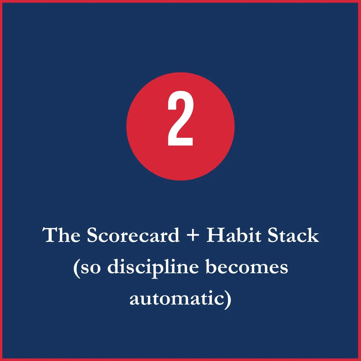 Alpha Elite Dad Your daily scorecard and habit stacking system