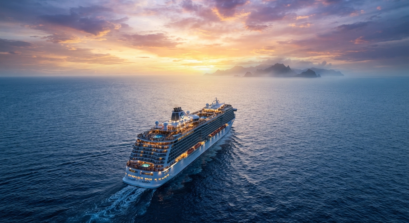 Crucero navegando hacia un nuevo horizonte