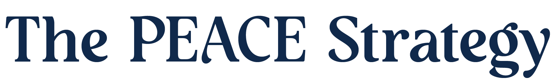 The PEACE Strategy Logo