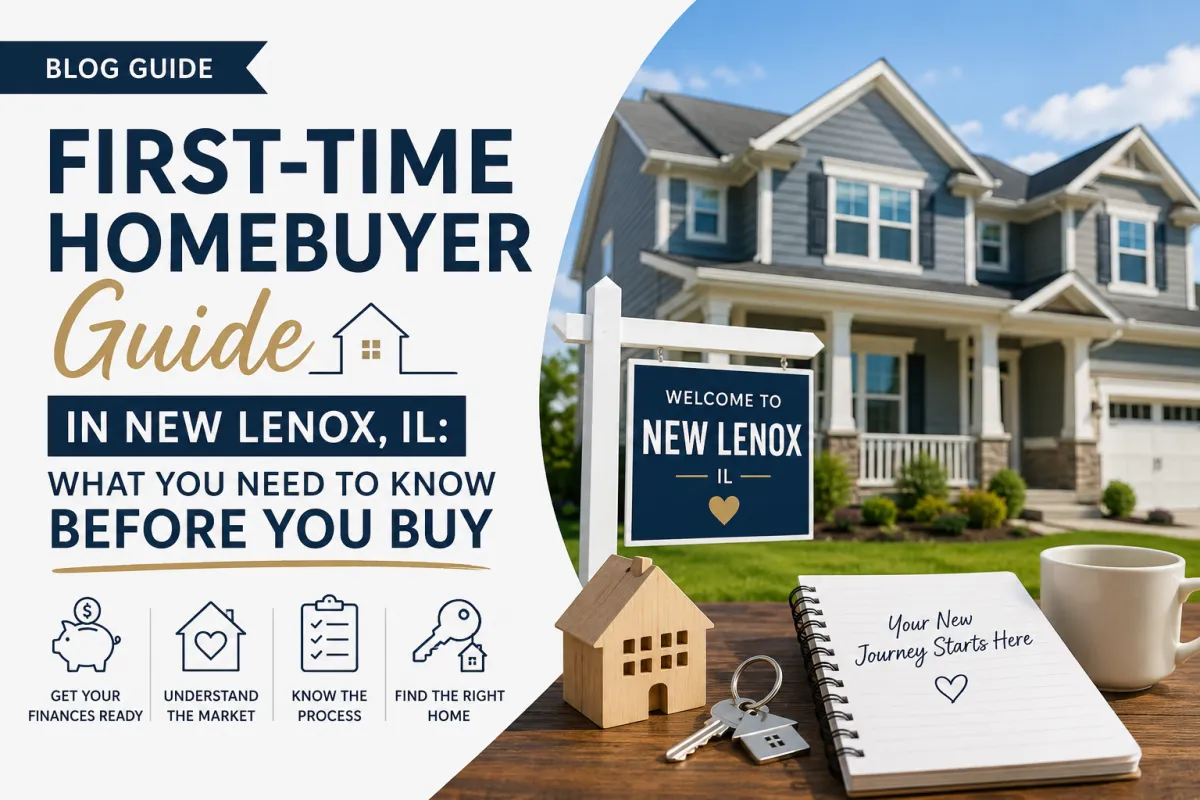 First-Time Homebuyer Guide in New Lenox, IL What You Need to Know Before You Buy