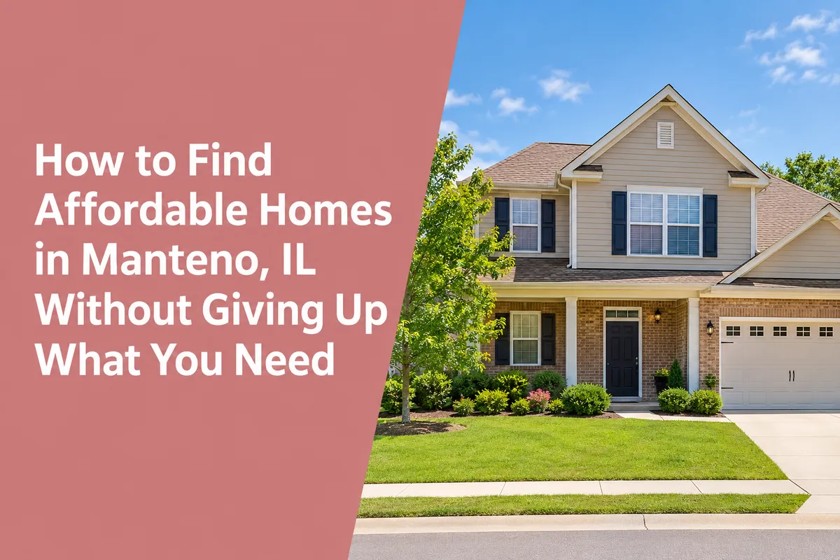 How to Find Affordable Homes in Manteno, IL Without Giving Up What You Need