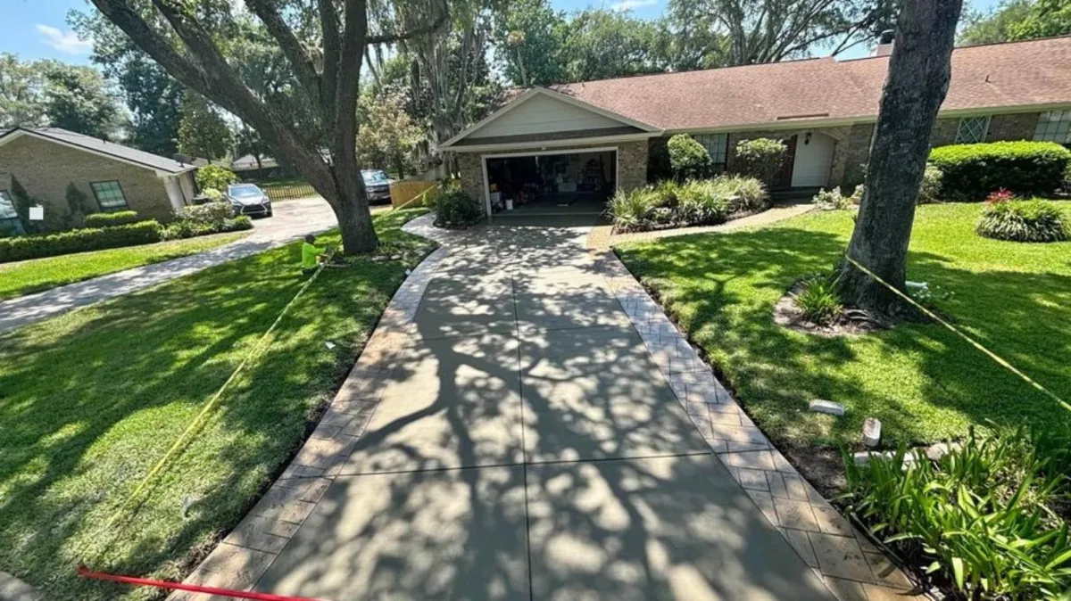 Naples builds and installs driveway