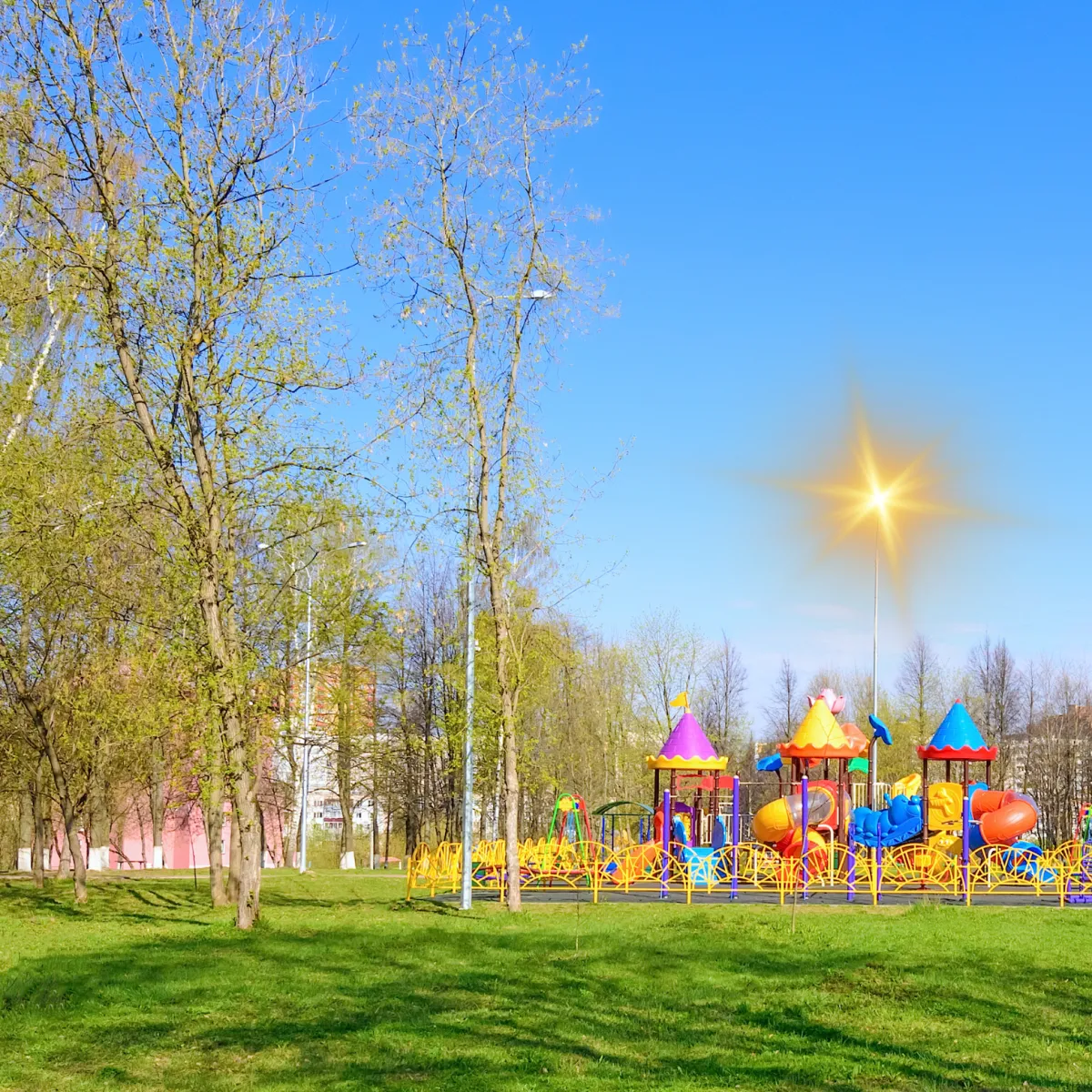 white woman with long dark hair and glasses smiles at the camera, holds a glass of purple transformation tea