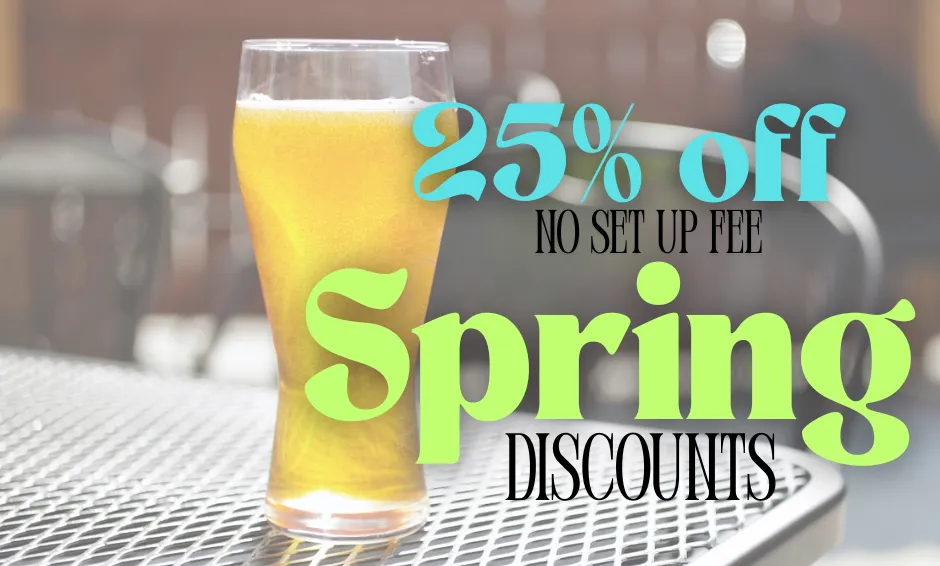 Spring Discounts | 25% off BarHustle plans and No Set Up Fee