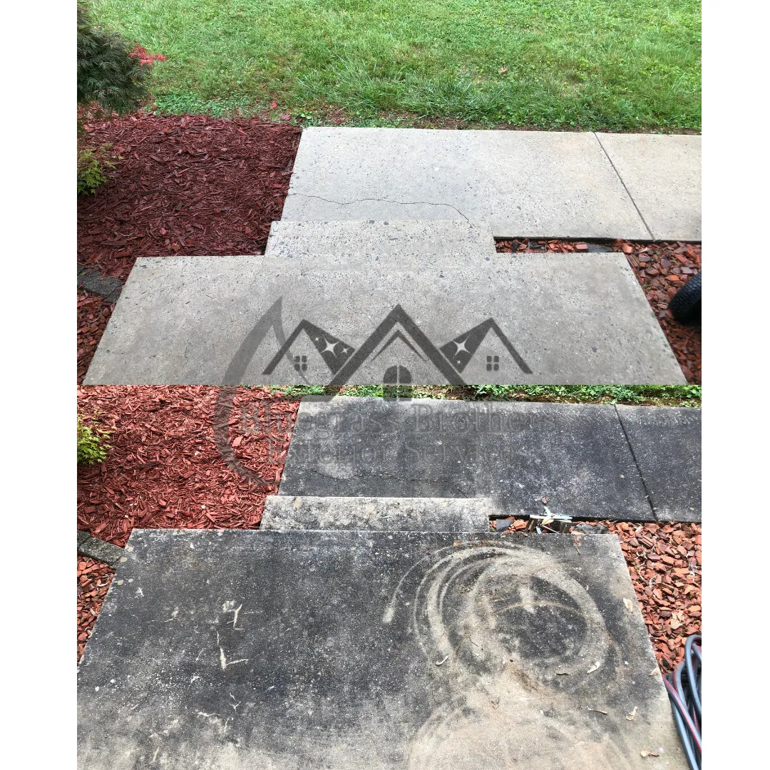 Concrete Cleaning by Bluegrass Brothers at Elizabeth, KY