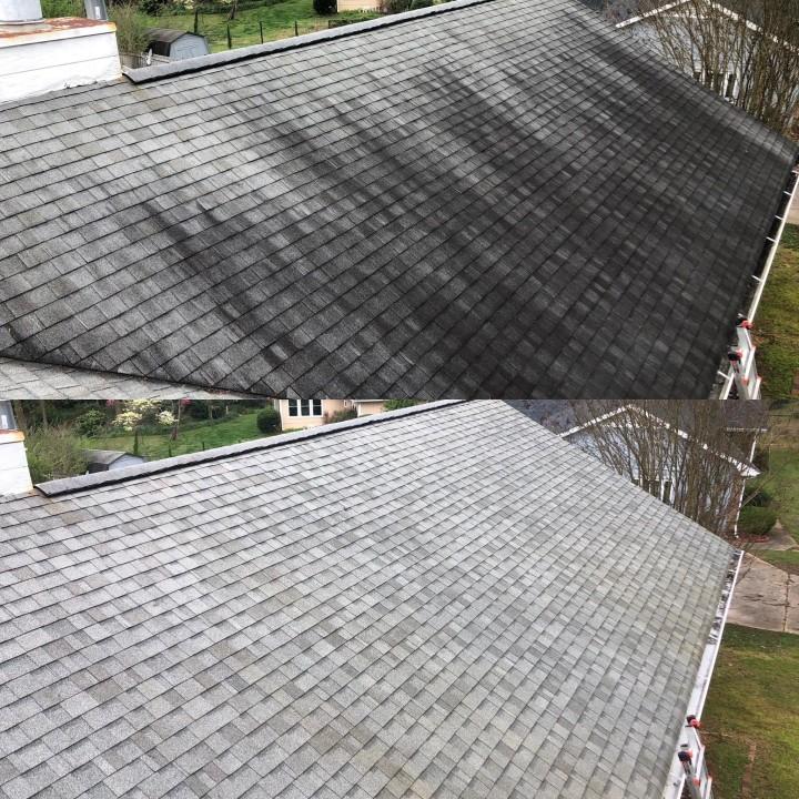 Roof Cleaning by Bluegrass Brothers at Elizabeth, KY