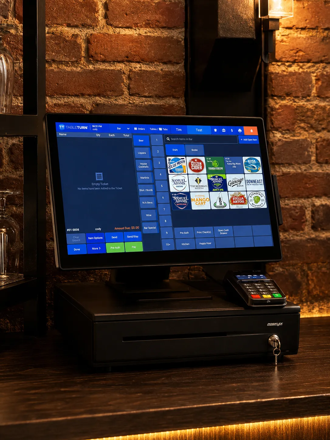 TableTurn POS system in action at a busy restaurant