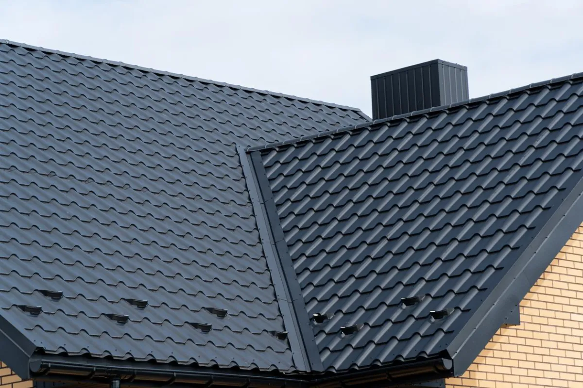 Durable metal roofing on a commercial or residential building in Bow, NH and the Greater Concord Area, expertly crafted by Preferred Electrical Services, LLC.