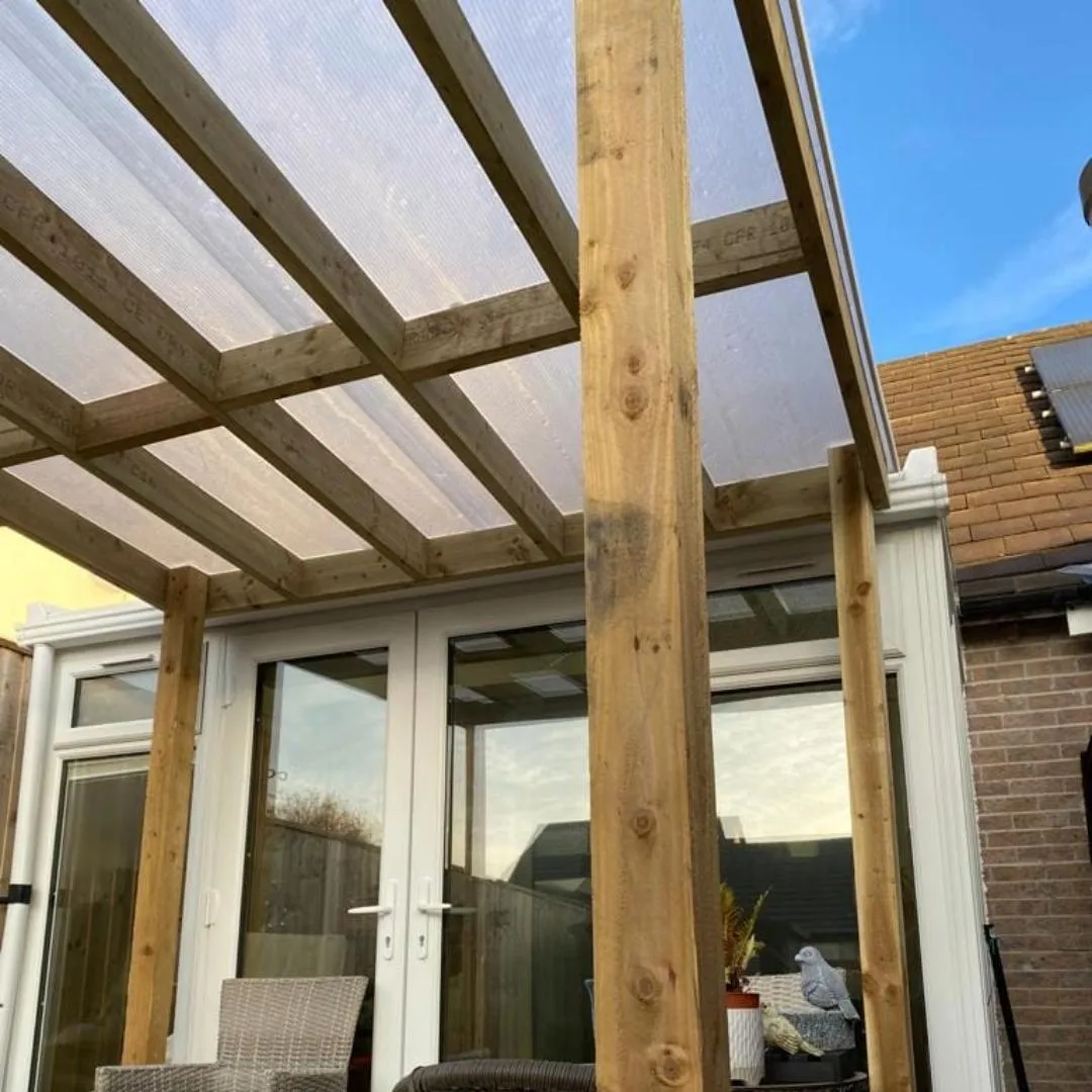 pergola crafted by king wood projects in saltash