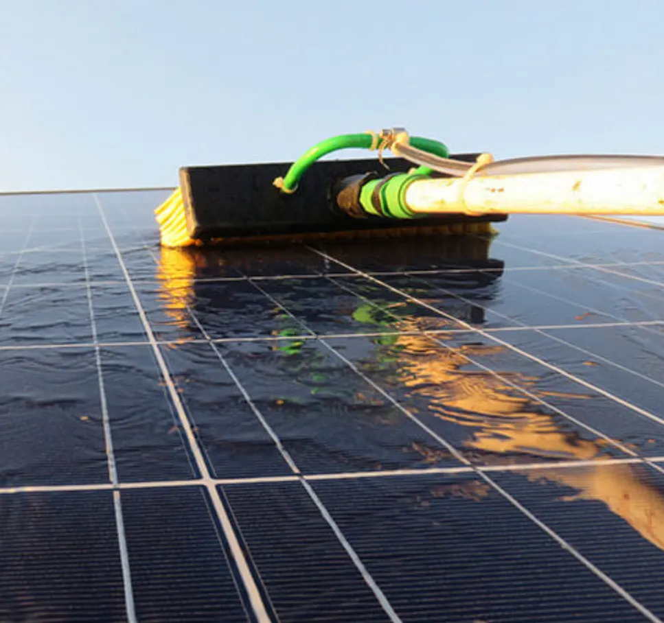 solar panel cleaning