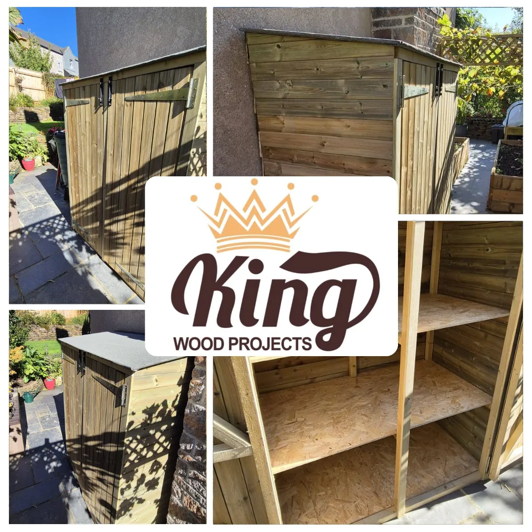 custom shed built in saltash by king wood projects