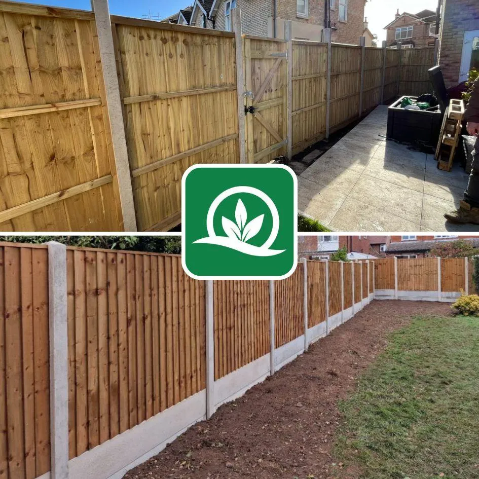 fencing in christchurch dorset by evergreen gardens