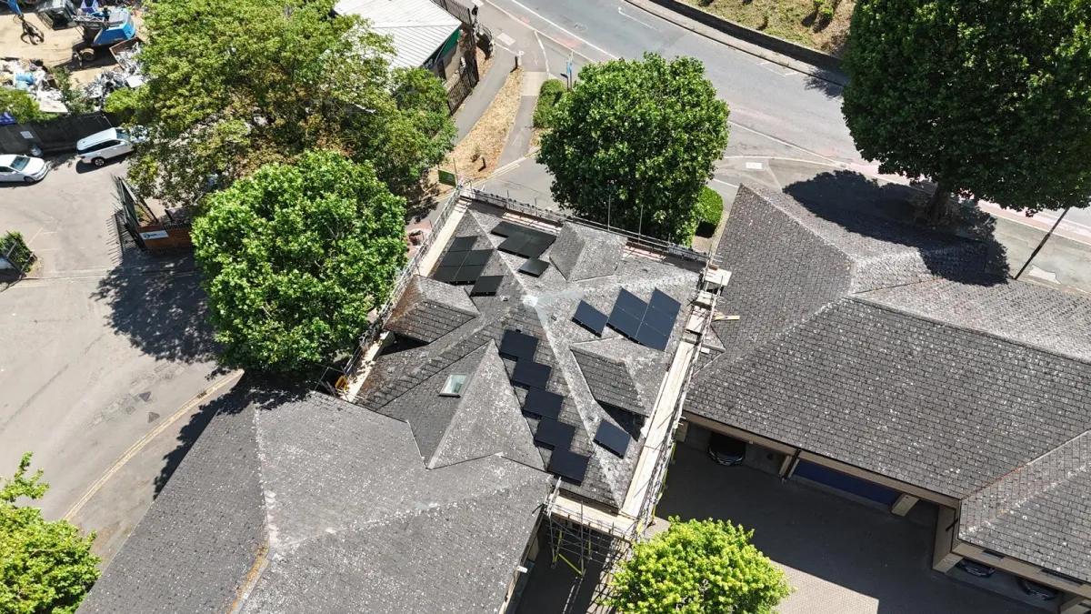 Installation of solar panels 