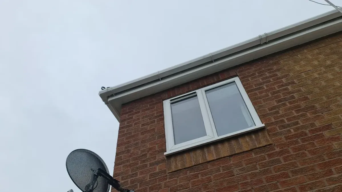 team member cleaning solar panels 