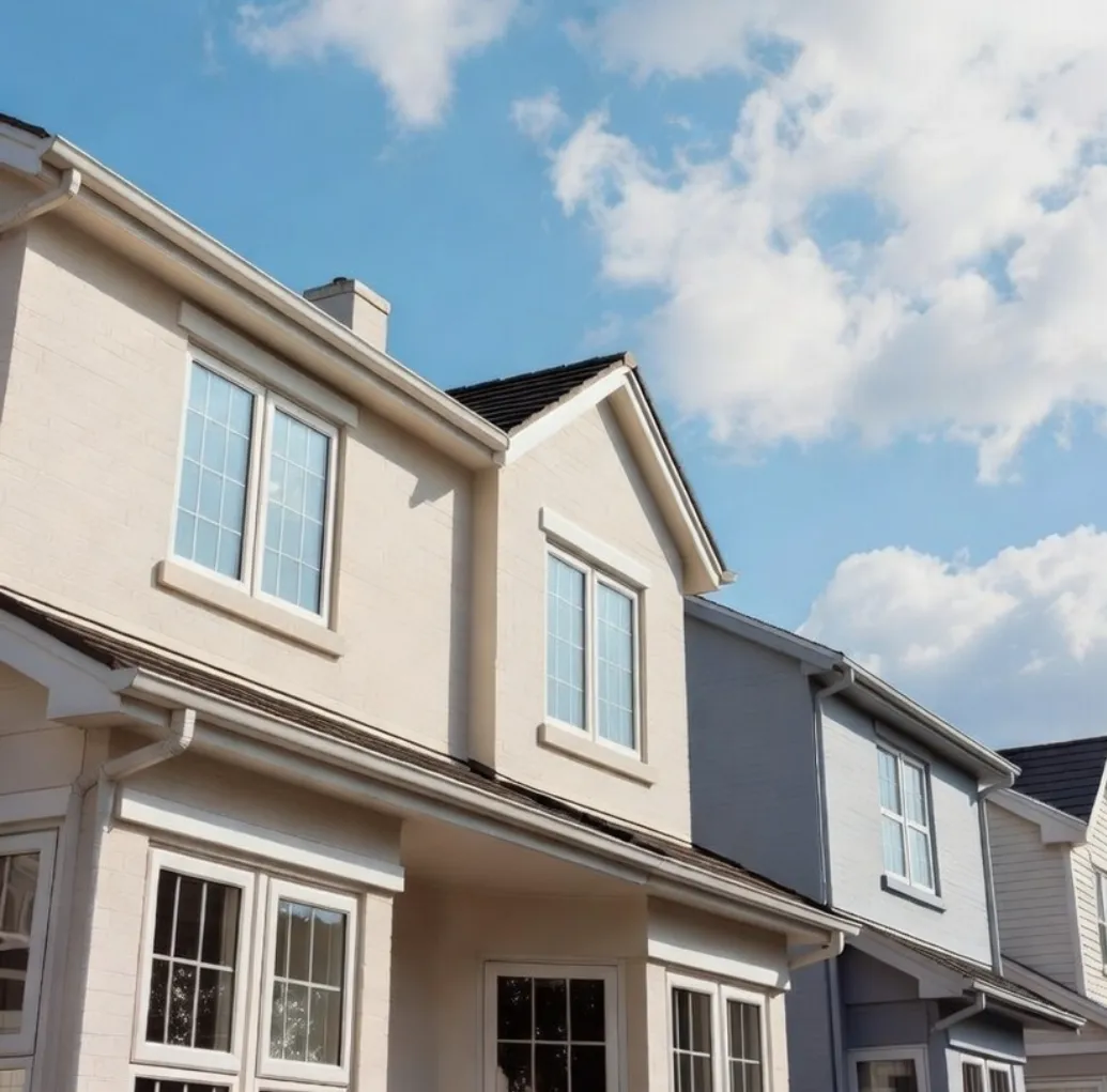 windows cleaned in canterbury on a residential street