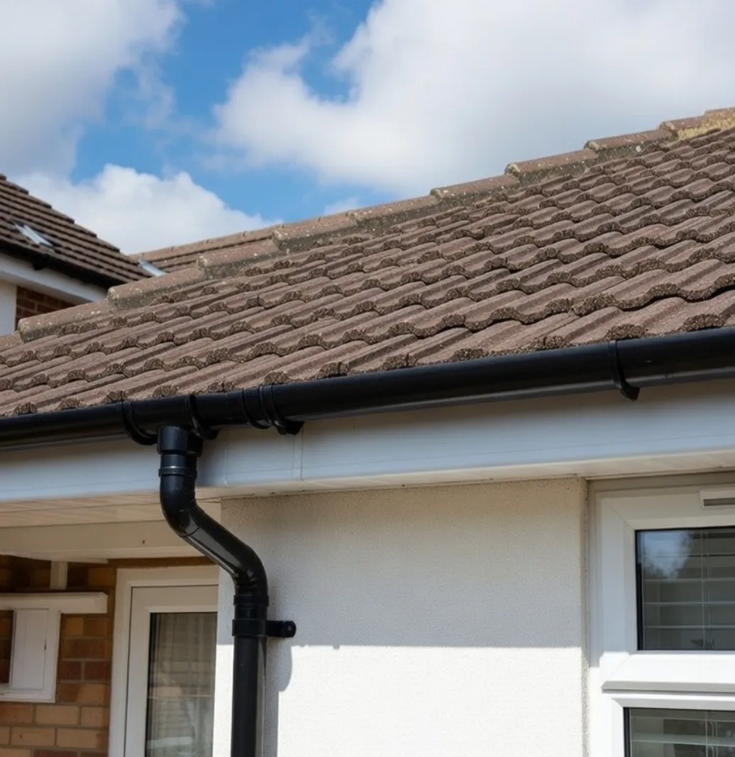 bungalow with gutters cleaned in canterbury