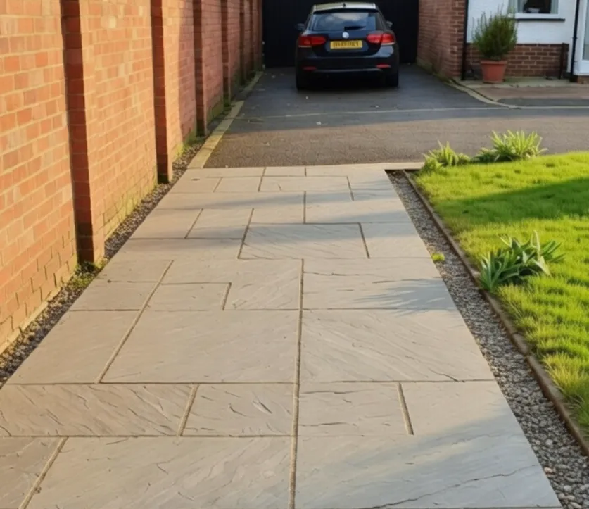 freshly cleaned path in canterbury