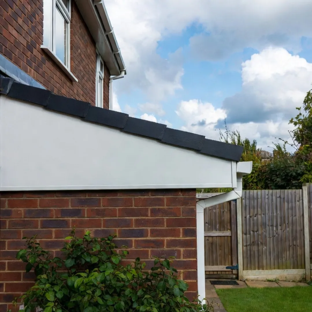 fascia board cleaned by alpine cleaning in canterbury