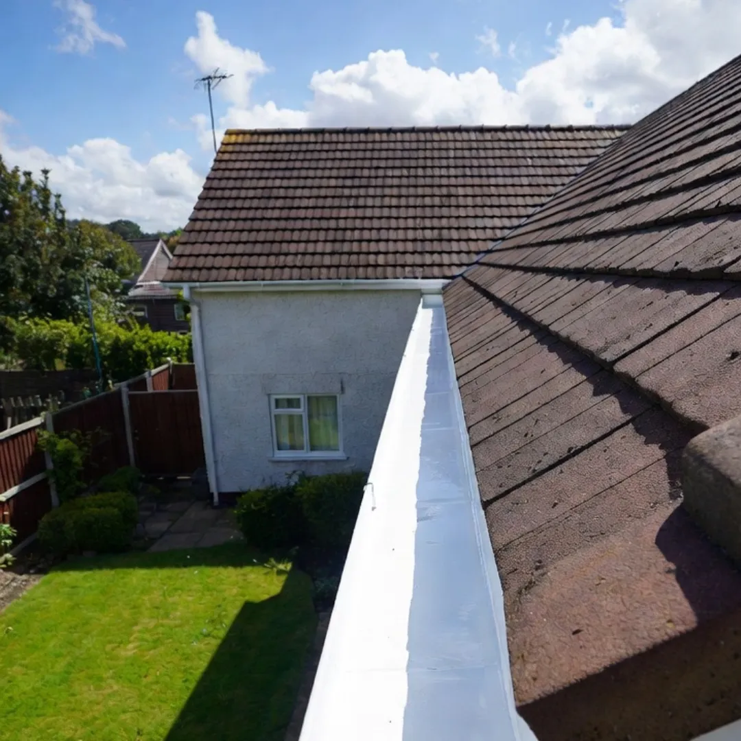 cleaned gutter in canterbury on resdential property