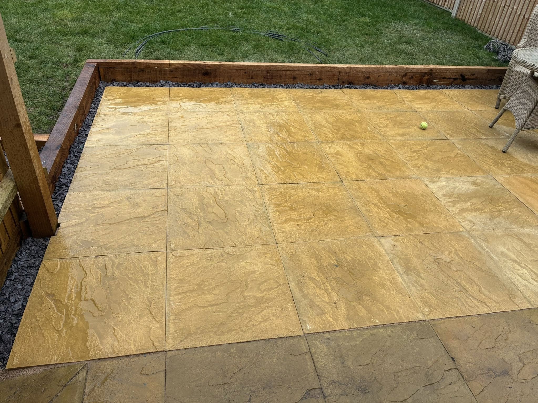 new patio installation in gamlingay cambridgeshire