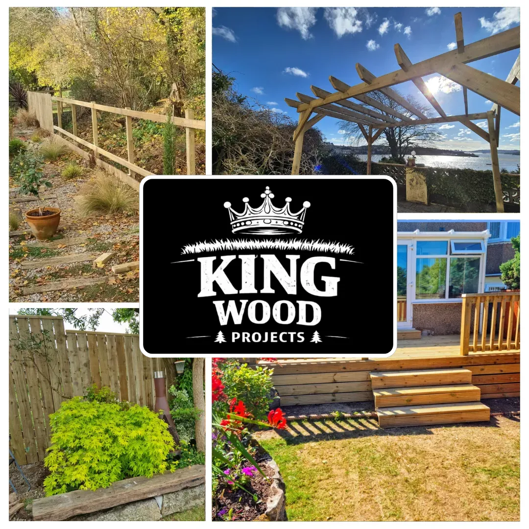 fencing, decking, and more by king wood projects in saltash, plymouth, and surrounding areas