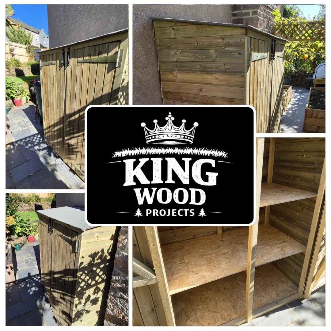 custom shed built in saltash by king wood projects