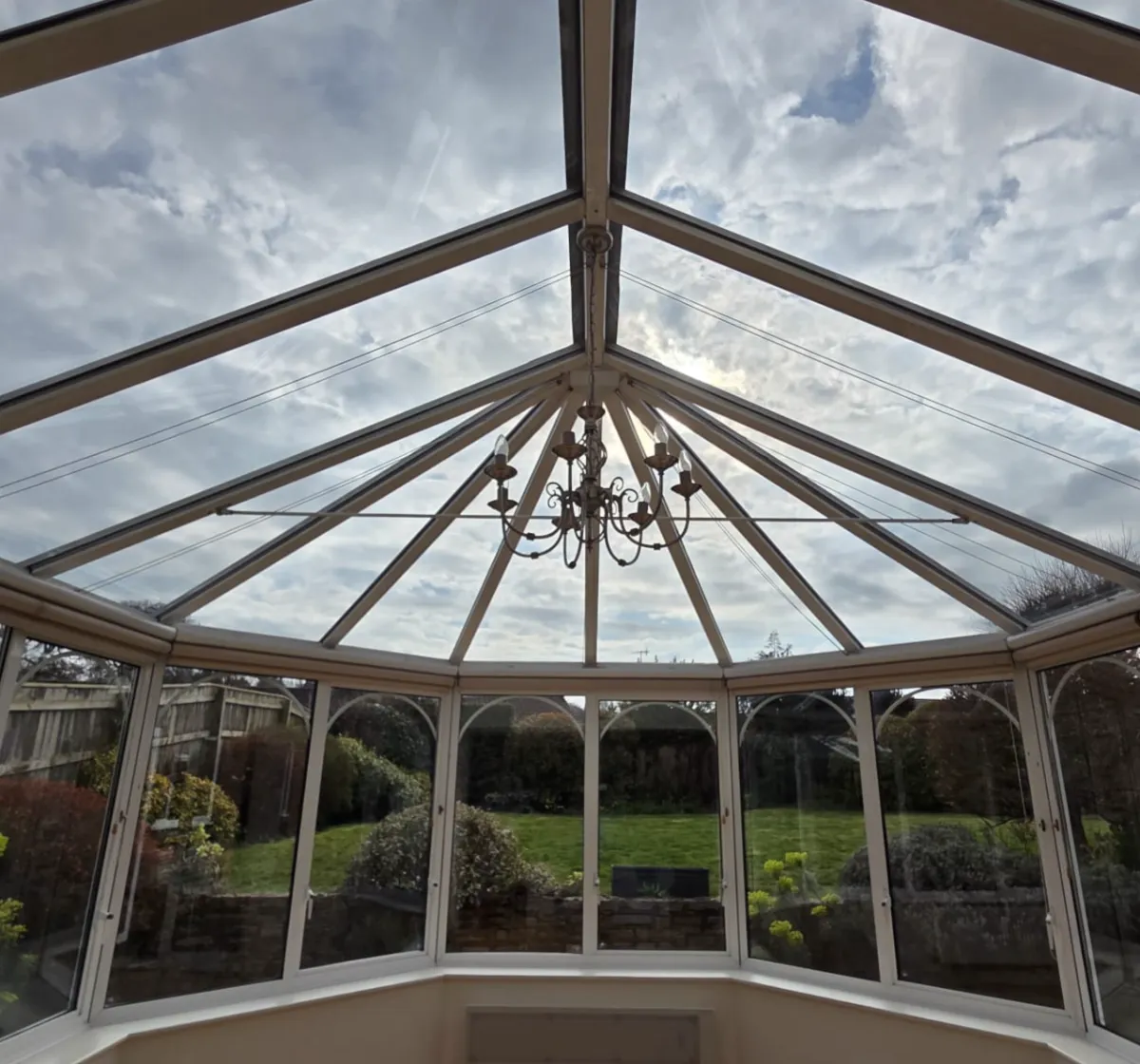 inside conservatory cleaning