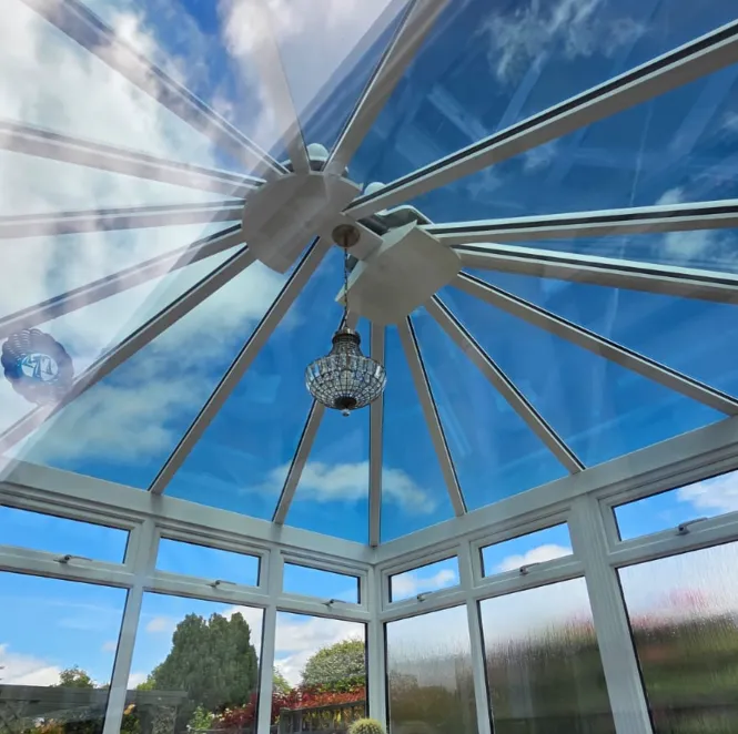 inside conservatory cleaning