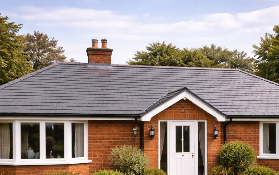bungalow in brixham with new roofing installation