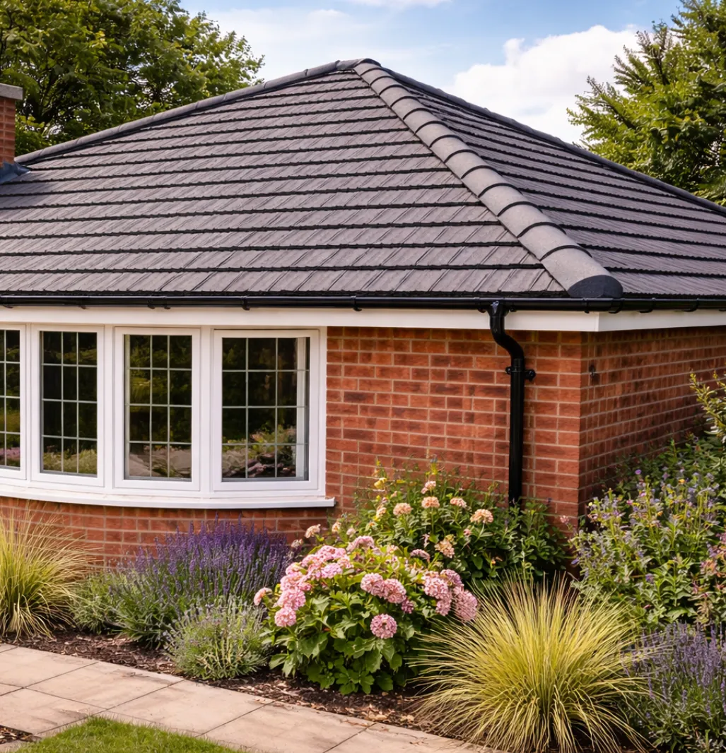 Newly finished home in Brixham with slate roofing