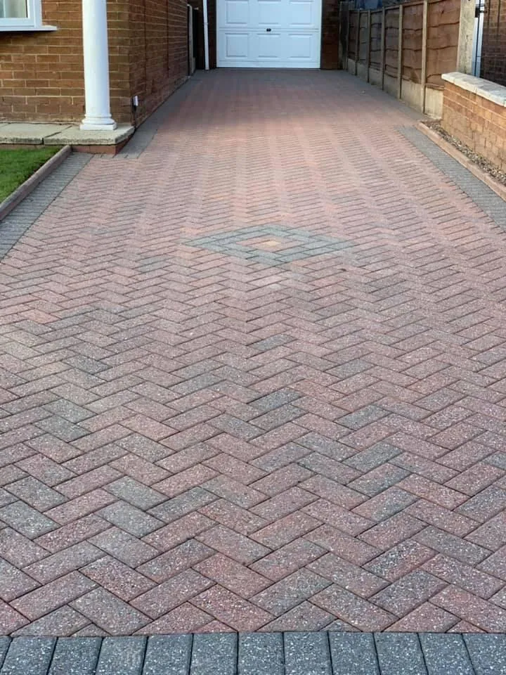 Driveway cleaning after picture 