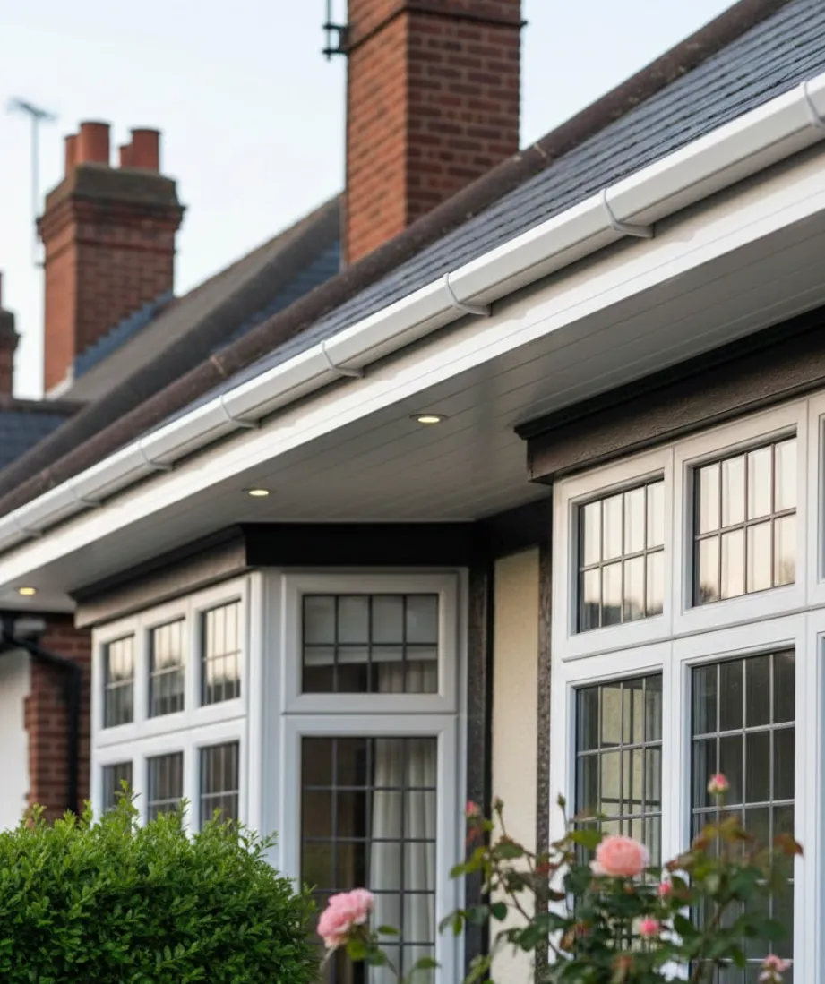 gutter installationon home build in Brixham