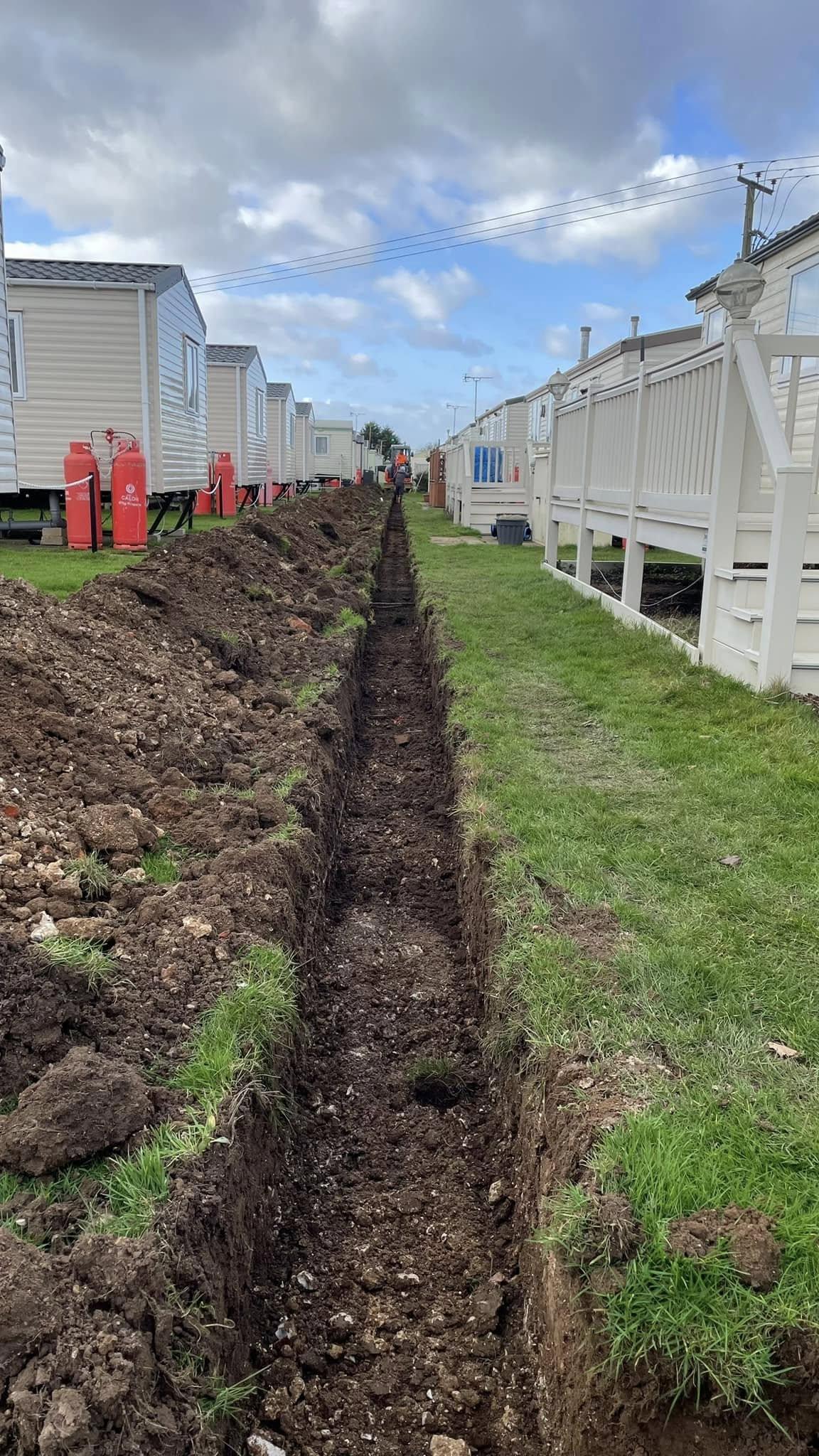 groundworks in heacham by tailored paving and groundworks