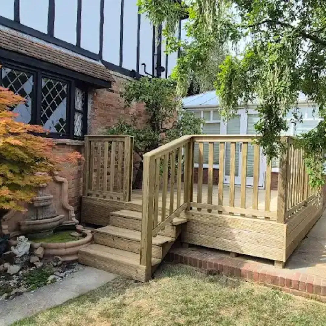 decking in hythe by jon lewis fencing ltd