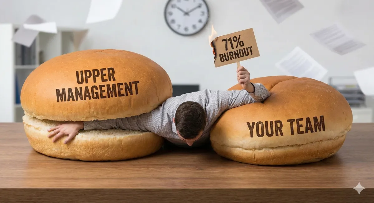 The Sandwich Manager (And Why 71% of You Are Burning Out)