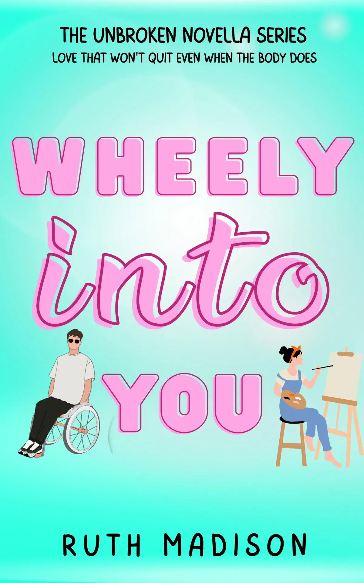 Waiting To Break paperback on the ground by a tree and grass