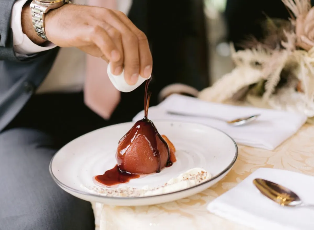 Plated dessert