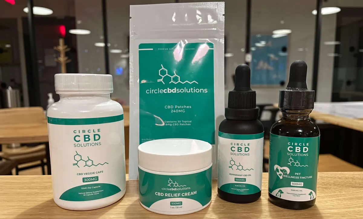 Circle CBD Solutions Patches from AQM Wellness for pain relief and stress management