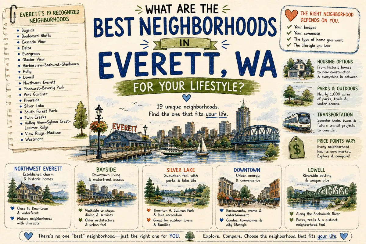 What Are the Best Neighborhoods in Everett, WA for Your Lifestyle?