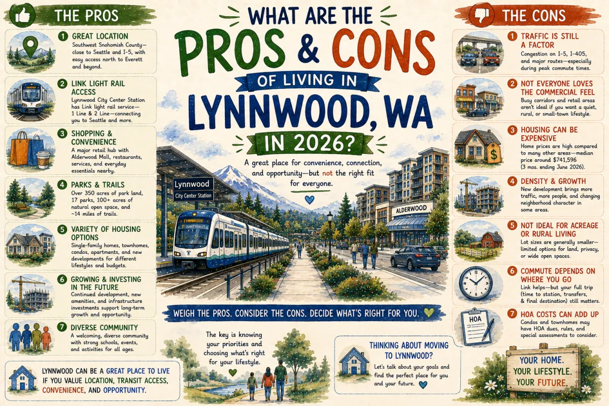 What Are the Pros and Cons of Living in Lynnwood, WA in 2026?